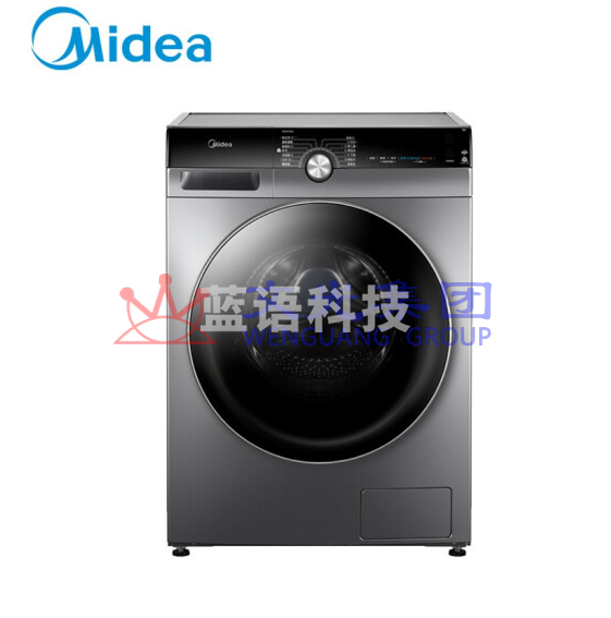 美的滚筒洗衣机全自动10公斤直驱变频除菌蒸汽洗MG100K1 大容量