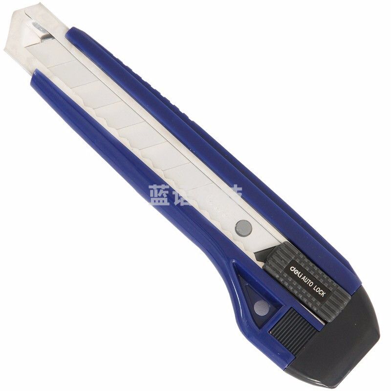 得力（deli） 2041 得力办公用品 美工刀/墙纸刀/割纸刀 大号刀片 颜色随机2把