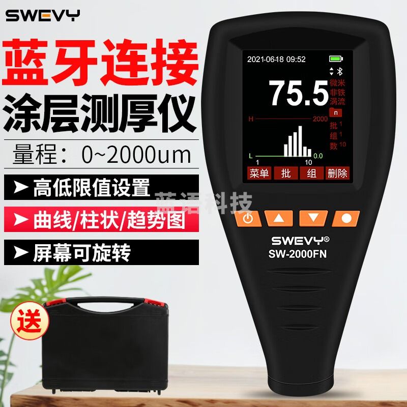 速为（suwei）SW2000FN 涂层测厚仪 汽车漆面测试仪 二手车油漆厚度测量漆膜仪 SW2000FN