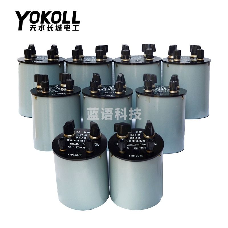 YOKOLL直流标准电阻BZ3/BZ10/BZ15/BZ17超高阻标准电阻器大电阻标准电阻 BZ3直流电阻器（9只/套）