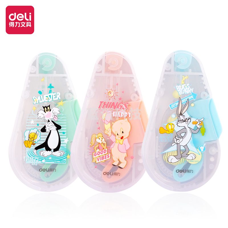 得力VR2-6LT乐一通按动密封门修正带(混)(个)