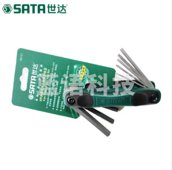 世达（SATA）8件式内六角扳手组套货号09121