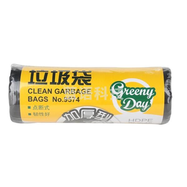 得力（deli） 9574 垃圾袋 50×60cm塑料袋 点断式 加厚垃圾袋30只 10卷