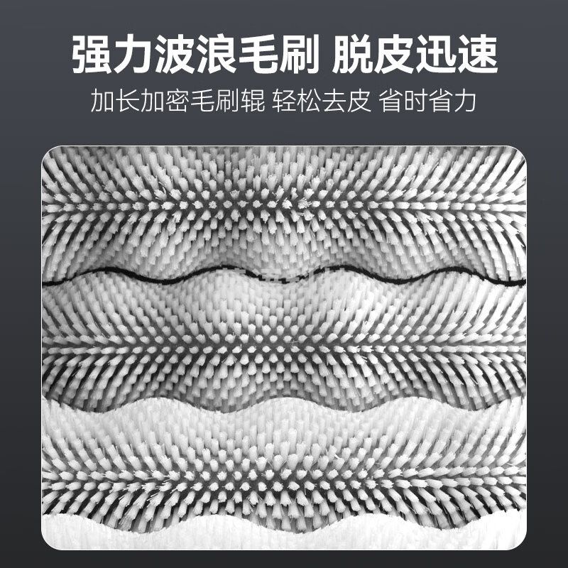 喜莱盛全自动去皮机商用毛刷式清洗脱皮机 生姜果蔬马铃薯番薯土豆脱皮清洗一体机CX-100
