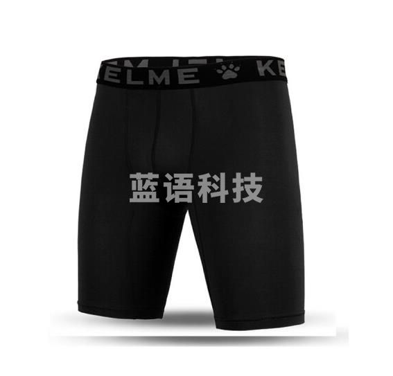 卡尔美 足球铲球裤男 篮球足球运动紧身短裤S-3XL 黑色-K15Z706