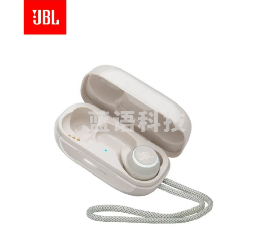 JBL MINI NC白色 蓝牙耳机 主动降噪真无线耳机 无线运动耳机 防水防汗 苹果华为小米安卓通用