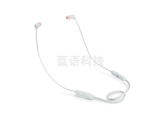 JBL TUNE 110BT 蓝牙无线耳机 运动音乐游戏耳机 苹果华为小米入耳式耳机 带麦可通话 白色