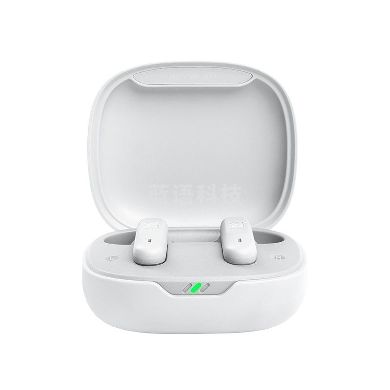 JBL W300TWS 真无线蓝牙耳机 半入耳式音乐耳机 通话降噪 运动防汗 苹果安卓手机带麦游戏耳机 珍珠白