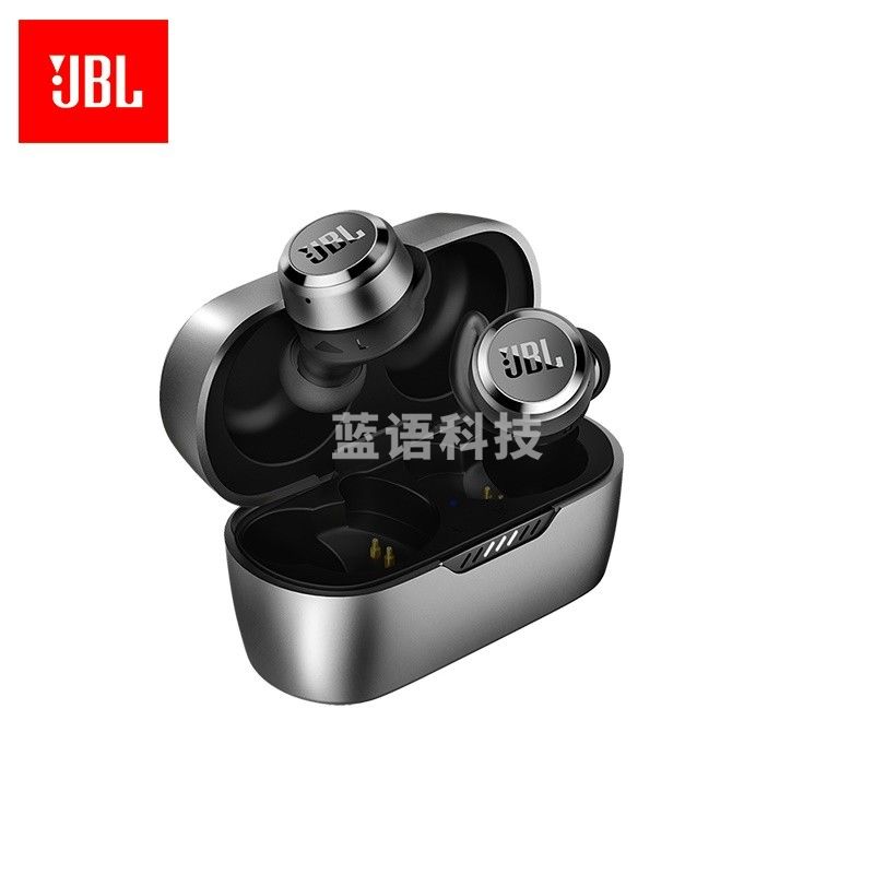 JBL T280TWS X 真无线蓝牙耳机 入耳式防水防汗音乐运动跑步耳机 通话降噪耳机 流萤灰