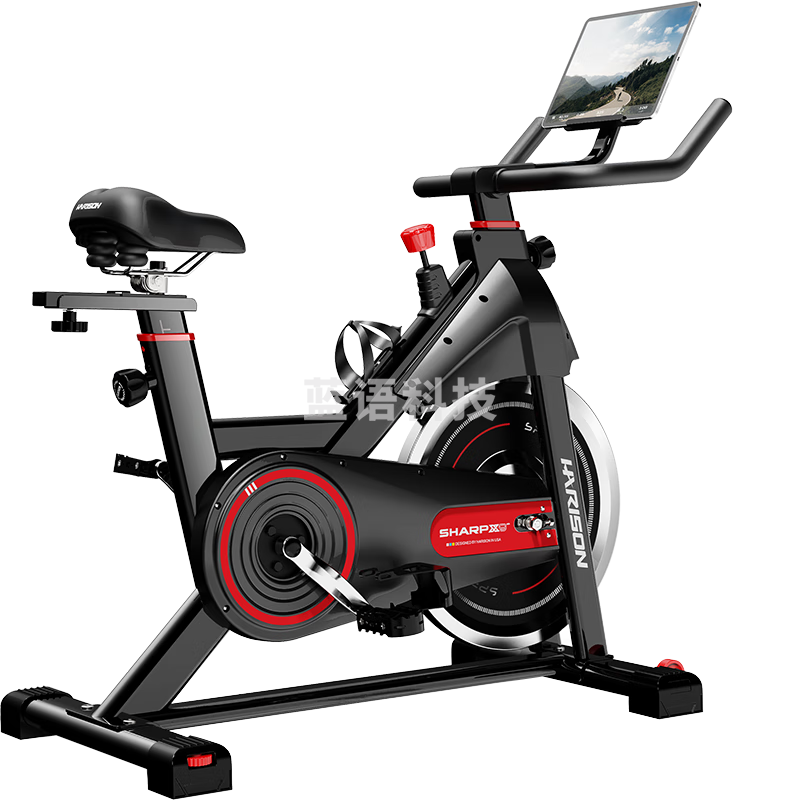 HARISON汉臣动感单车家用智能健身车 室内自行车运动健身器材SHARP X9eco