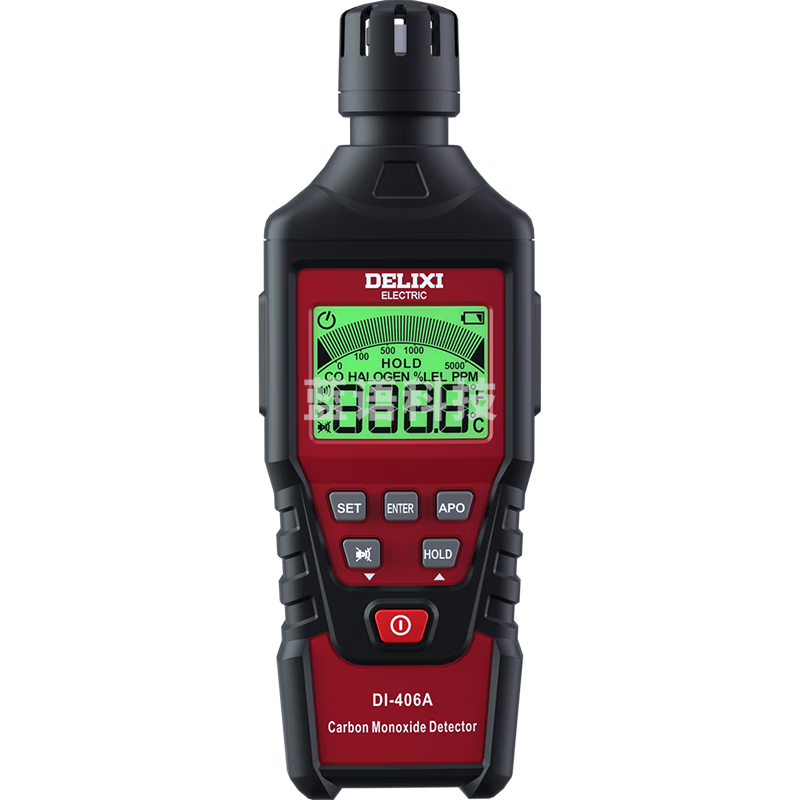 德力西电气一氧化碳检测仪高灵敏度家用气体检测仪 DECEMDI406A