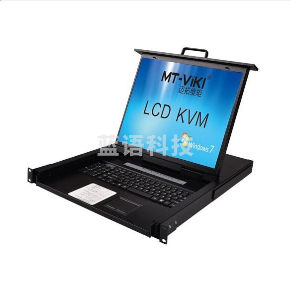 迈拓维矩（MT-viki）19英寸LCD液晶显示屏多电脑kvm切换器8口16口USB自动vga机架式 MT-1908UL 19寸LCD 八进一出