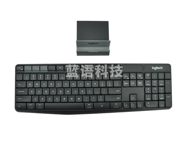 罗技(Logitech) K375s 无线蓝牙键盘 家用商务全尺寸办公键盘 电脑平板IPAD键盘 黑色