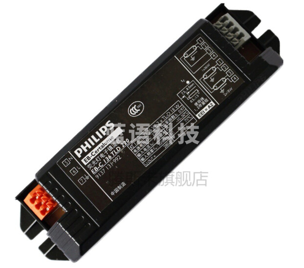 飞利浦（PHILIPS）荧光灯电子镇流器 EBC118 一拖一 18W
