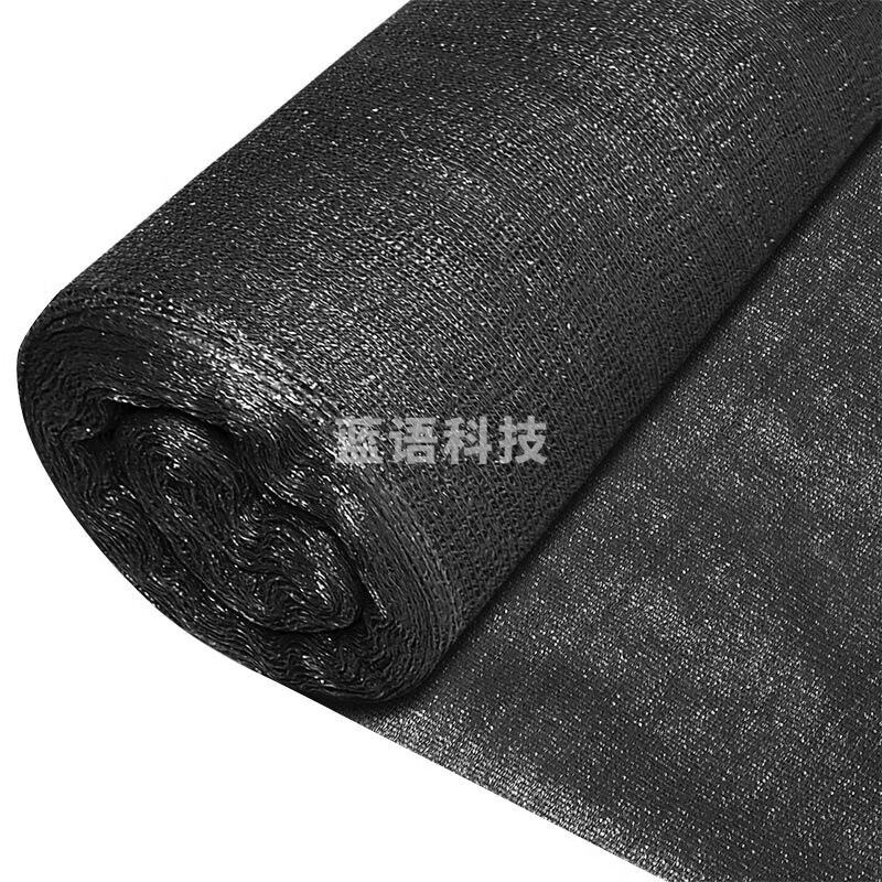鼎瑞联创加厚加密黑色遮阳网防晒网户外隔热防尘网6针6*50米