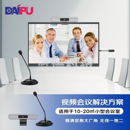 戴浦DP-ST10 视频会议解决方案 (高清摄像头DP-VX200U+无线鹅颈会议麦克风DP-MX8N)适用于10-20㎡