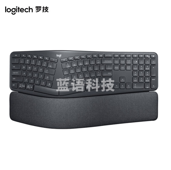 罗技(Logitech)ERGO K860 无线蓝牙键盘 人体工学分体式键盘 电脑笔记本商务办公键盘 K860