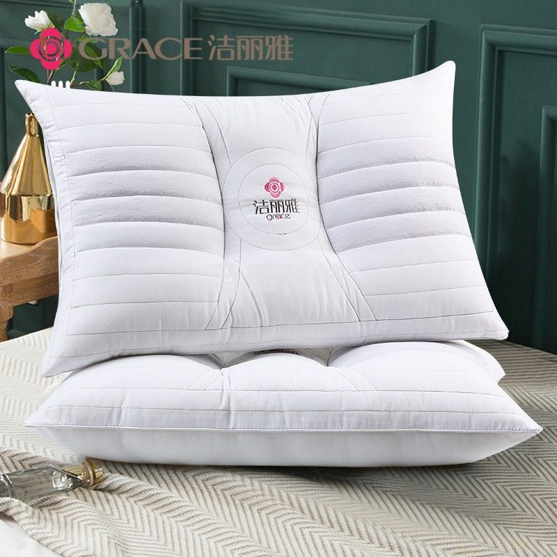 洁丽雅 枕头芯颈椎枕决明子草本枕芯  决明子健康舒睡枕芯 单只装 74*48cmM&C17611