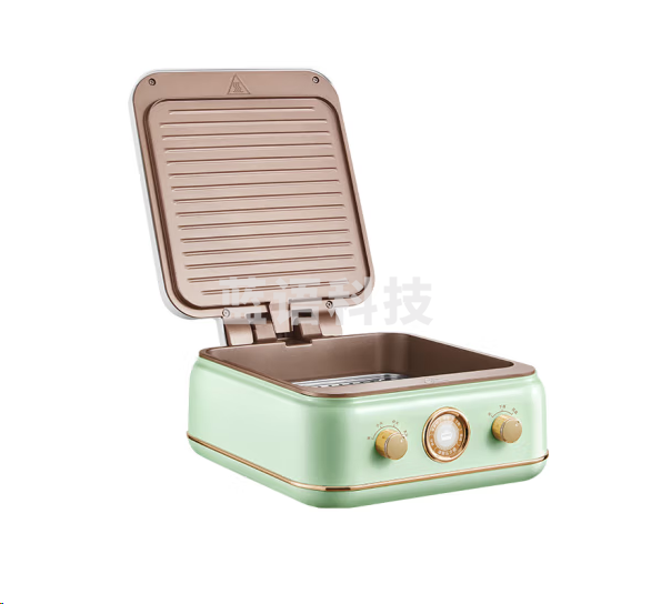 美的MC-JKE2323ZQ加深双面加热煎烤烙饼多功能 智能控温可调不粘易清洗大火力早餐机烤肉锅