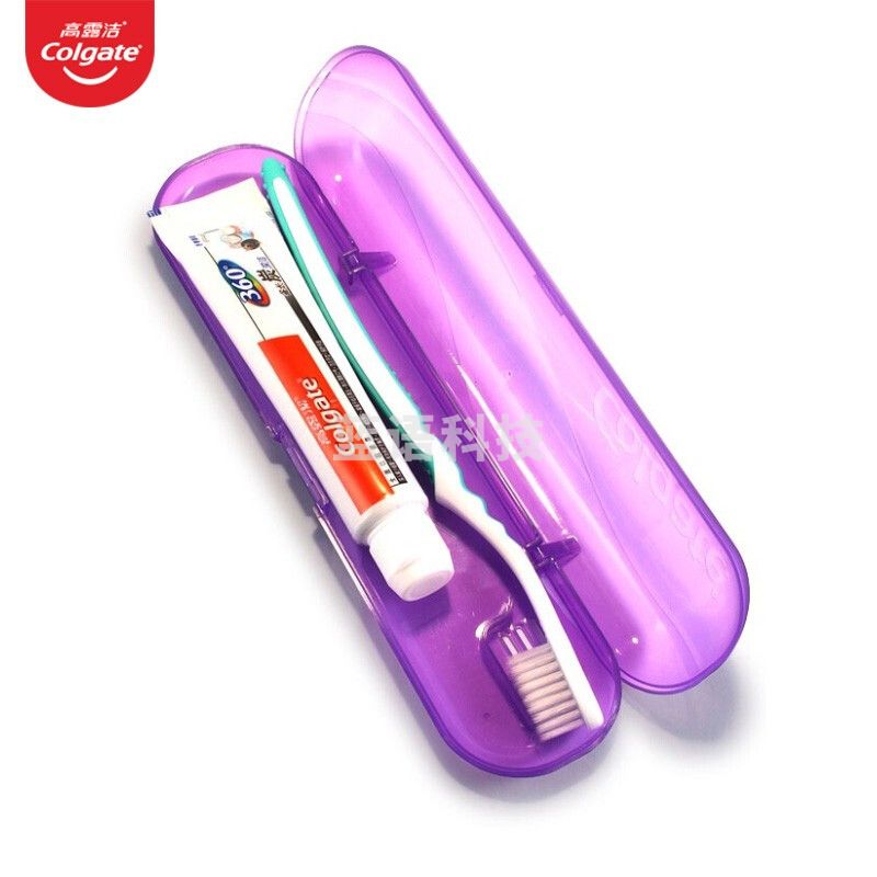 高露洁(Colgate) 便携式旅行牙膏牙刷套装(牙膏40g+护龈牙刷)(颜色包装随机发)  .