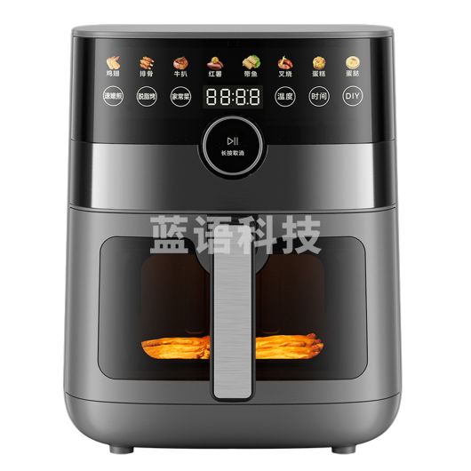 美的MF-KZC6584空气炸锅上下双热源 2000W大功率 可视化炸窗 6.5L