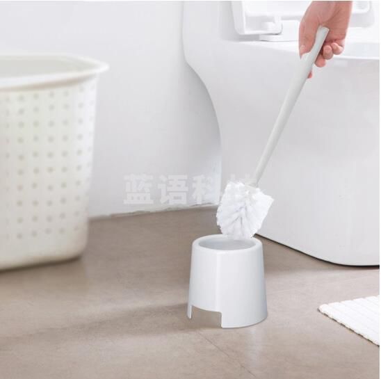 巧助手 座式圆型套装马桶刷清洁刷子TH0019白色
