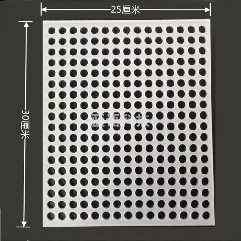 拍浆网工地拍浆拍子墙面甩浆拉毛神器砂浆水泥拍子新型甩浆拍浆板 塑料拍浆单板12毫米孔5毫米厚
