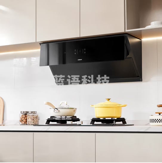 老板28X02S侧吸式小尺寸油烟机 1000pa 变频式23立方风量抽油烟机 大吸力挥手智控低噪音