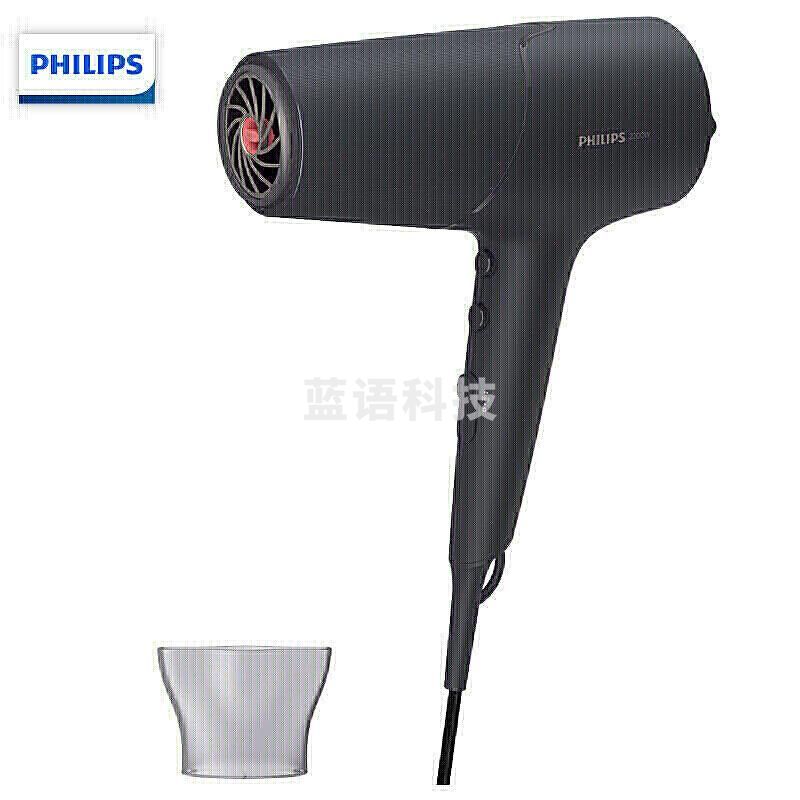 飞利浦（PHILIPS）电吹风机家用 2200瓦大功率恒温速干吹风筒 负离子6档调节BHD504/05