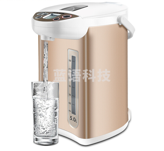 奥克斯（AUX）HX-8526 电热水瓶304不锈钢电水壶5L六段温控电热水壶 双模式烧水壶 带自冷功能