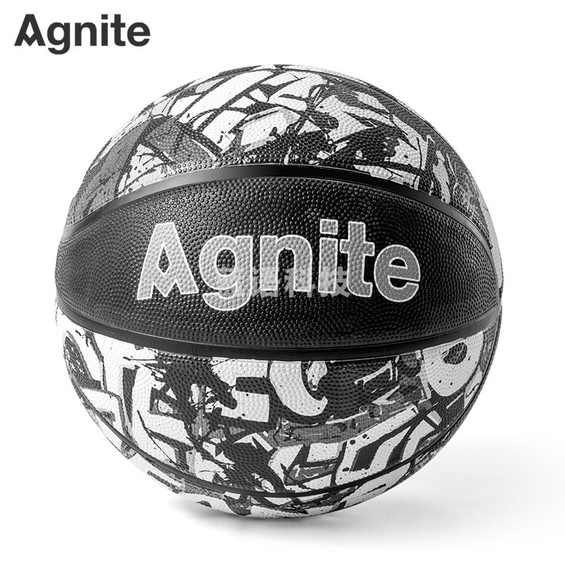 安格耐特FD132_7号涂鸦橡胶篮球(黑色)(个)