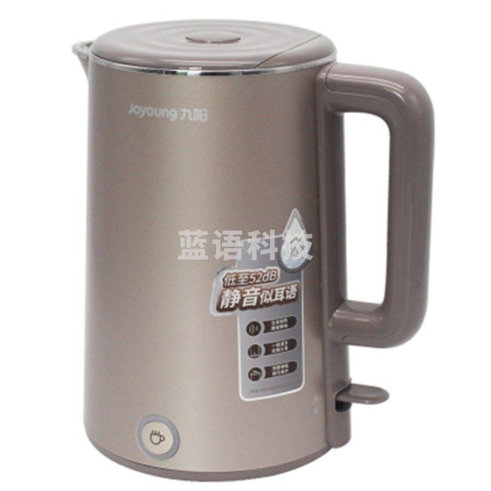 九阳（Joyoung）K15-F12 电水壶 低音 烧水壶 自动断电 食品级 304 双层钢杯体 开水煲 1.5升