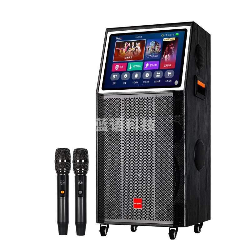 康佳（KONKA）KS26 家庭KTV音响套装户外广场舞音响带显示屏家用唱歌 K歌卡拉ok音箱点歌机 一体机