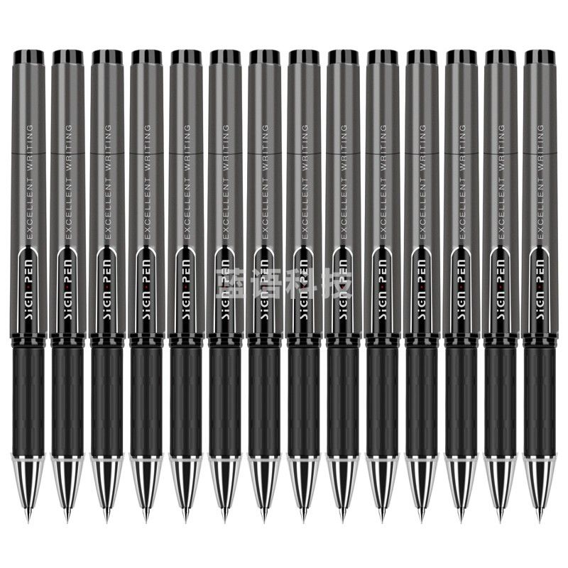 得力（deli）S73 12支/盒 1.0mm中性笔(黑)