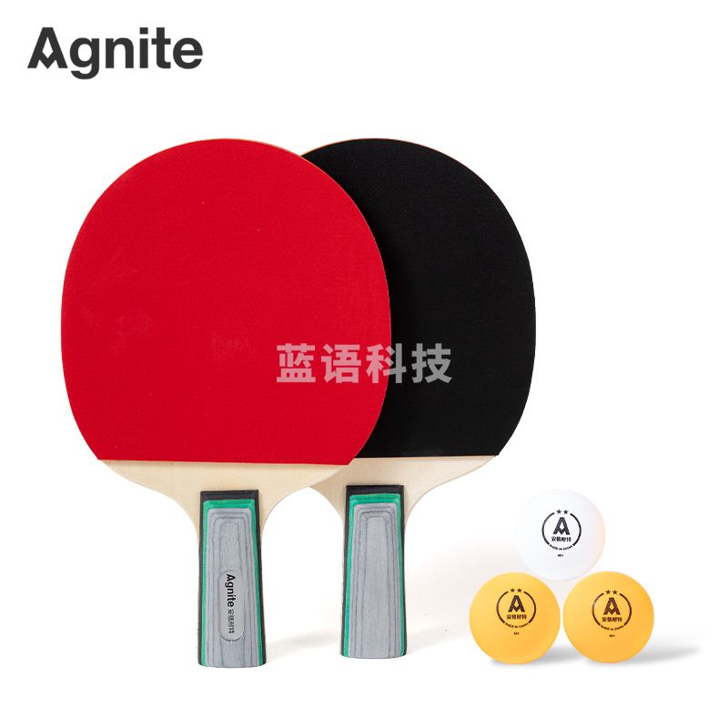 安格耐特F2340S乒乓球拍直拍(混)(付)