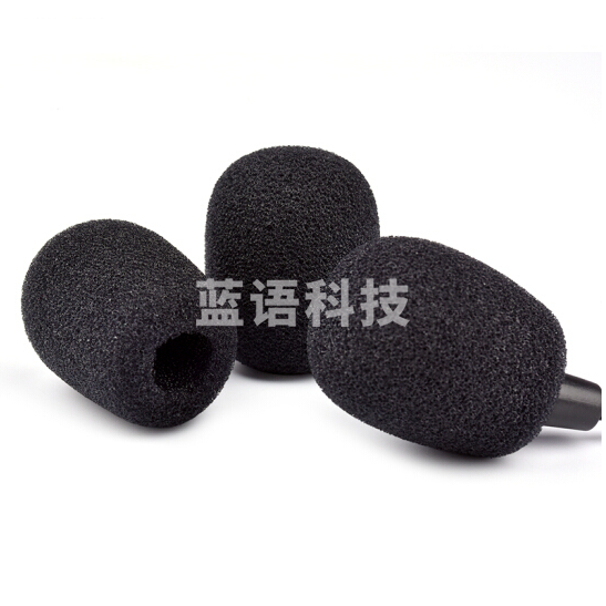 小蜜蜂麦克风海绵头 一次性话筒保护保护套 50个/组