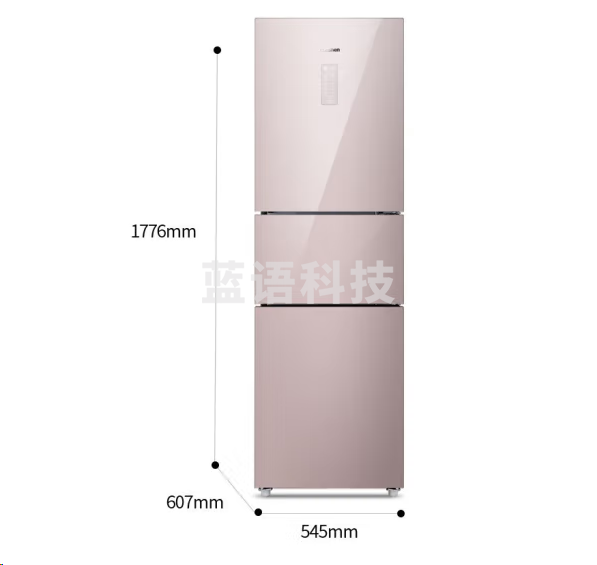 容声BCD-216WD11NC 216升三门冰箱风冷无霜电脑控温节能低噪家用小型电冰箱