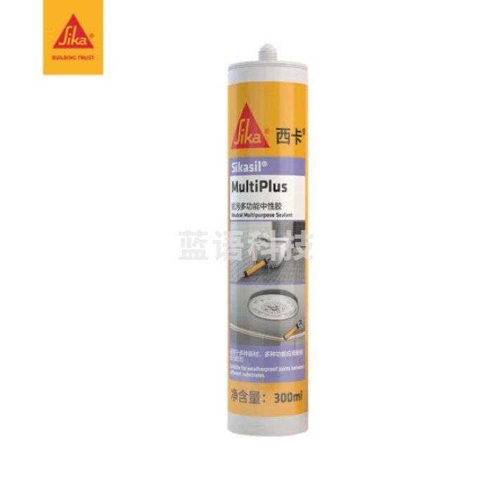 西卡 Multiplus玻璃胶 抗污室内中性硅酮密封胶