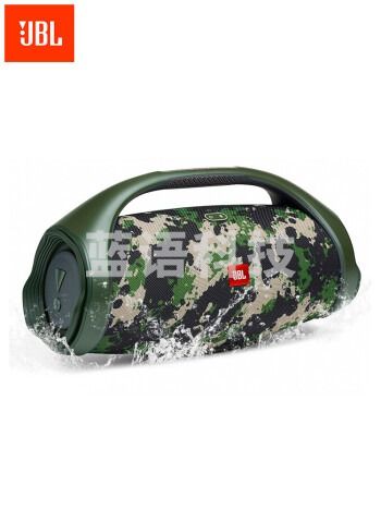 JBL BOOMBOX2 音乐战神2代二代 便携式蓝牙音箱+低音炮 户外音箱 防水设计 Hifi音质 桌面音响 迷彩色