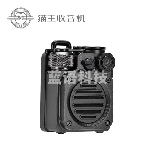 猫王音响 MW-PVX野性mini便携蓝牙音箱迷你小音响复古音箱户外防水低音炮七夕 铁甲黑