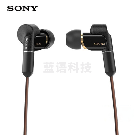 索尼（SONY）XBA-N3AP Hi-Res混合驱动立体声耳机/耳麦 黑色