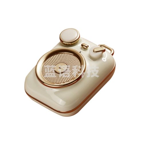 猫王音响 收音机猫王音响 小确幸P3 便携式复古蓝牙音箱音响户外迷你小音响礼物 月岩白