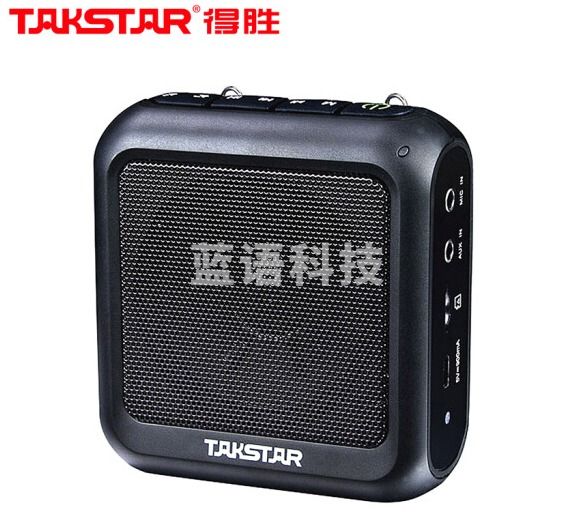 得胜(TAKSTAR)E270有线蓝牙小蜜蜂扩音器便携式教学导游教师专用喇叭可插TF卡音箱 典雅黑