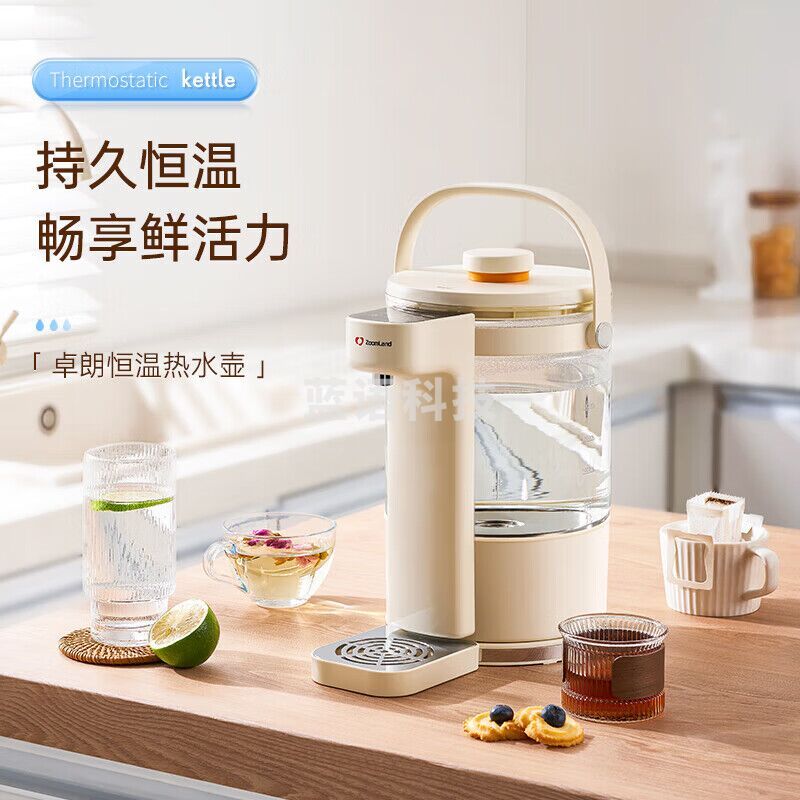 卓朗（Zoomland）电热水瓶 电烧水壶 电热水壶 2.5L大容量恒温水壶 除氯多段长效保温304不锈钢ZL-K902