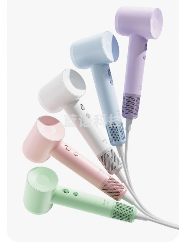 徕芬 SE吹风机家用电吹风筒大功率高速吹风机负离子大风力速干低噪音莱芬便携无叶 浅紫色