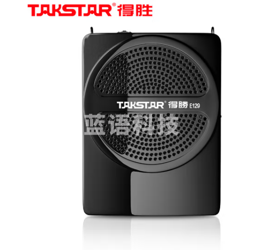 得胜（TAKSTAR）E129便携式小蜜蜂扩音器教师专用导游教学上课用小巧喇叭音箱 黑色