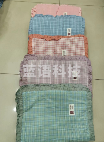 三分格水洗棉枕套40*60cm 颜色备注