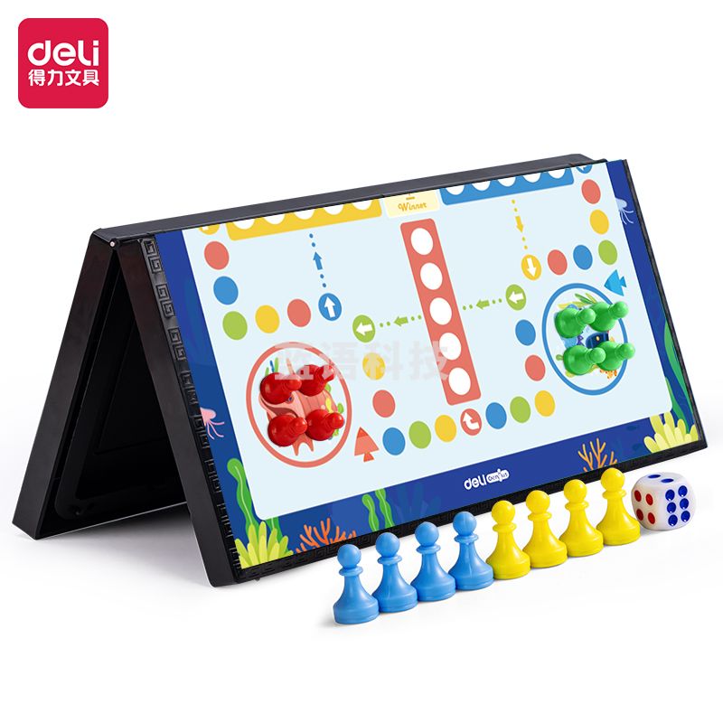 得力YW110-F_中号磁石棋-飞行棋(混)(盒)