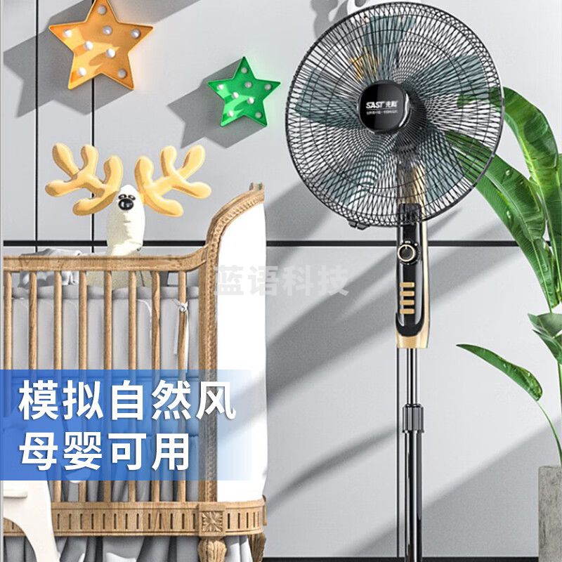 先科（SAST）电风扇/落地扇/空气流通/工业落地扇/工程家用风扇/五叶大风量风扇262-18A