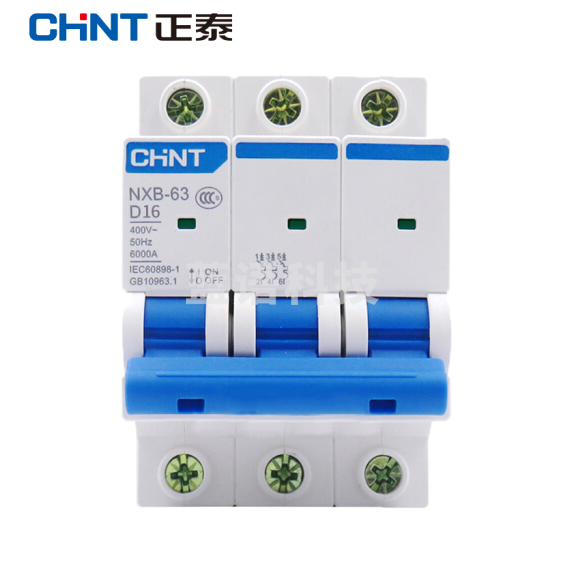 正泰（CHNT）NXB-63-3P-D16 空气开关 小型断路器 3P D型 16A